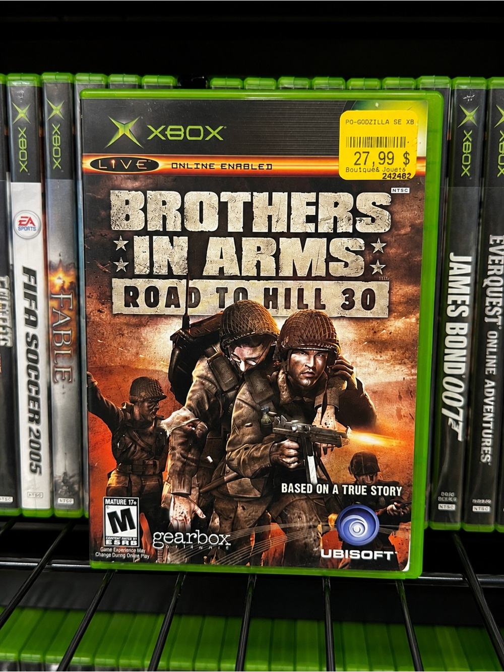 Brothers In Arms Road To Hill 30 Original Xbox Complete CIB